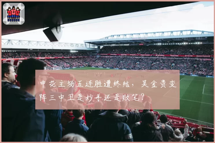 申花主场五连胜遭终结,吴金贵变阵三中卫是妙手还是败笔?